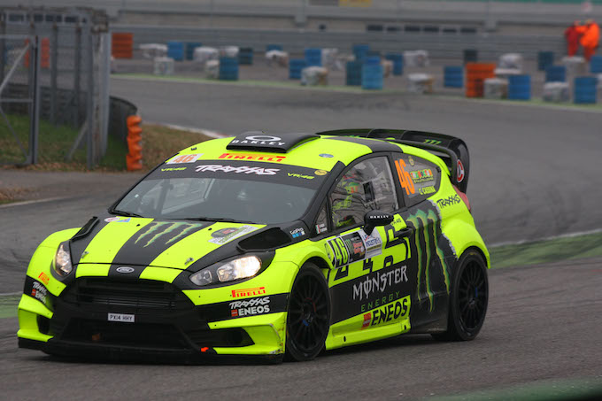 Monza Rally Show 2017, Valentino Rossi si prende la leadership a fine giornata