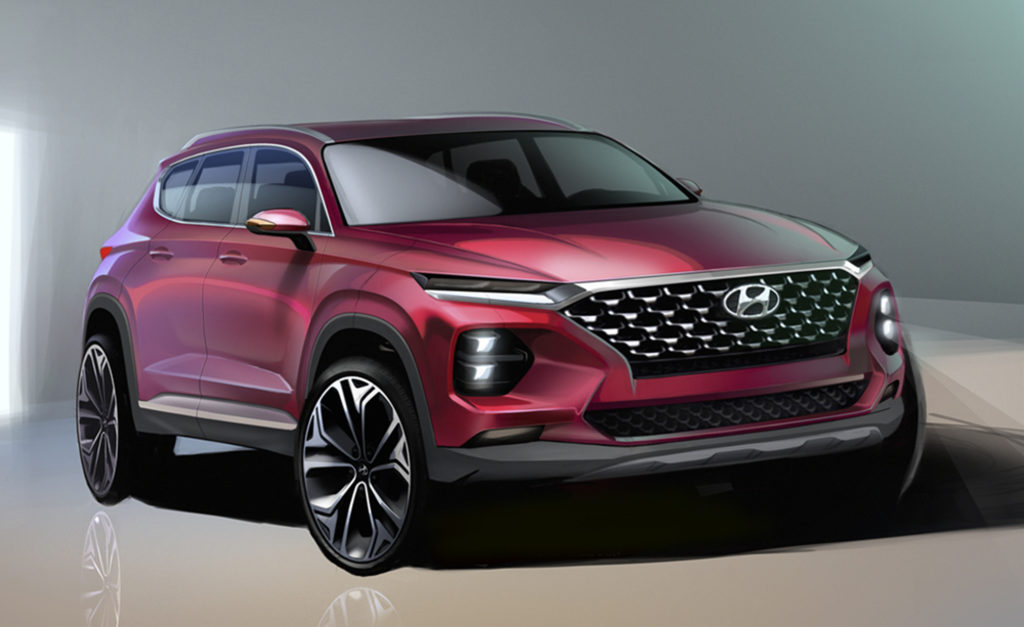 Nuova Hyundai Santa Fe: svelati i primi RENDERING