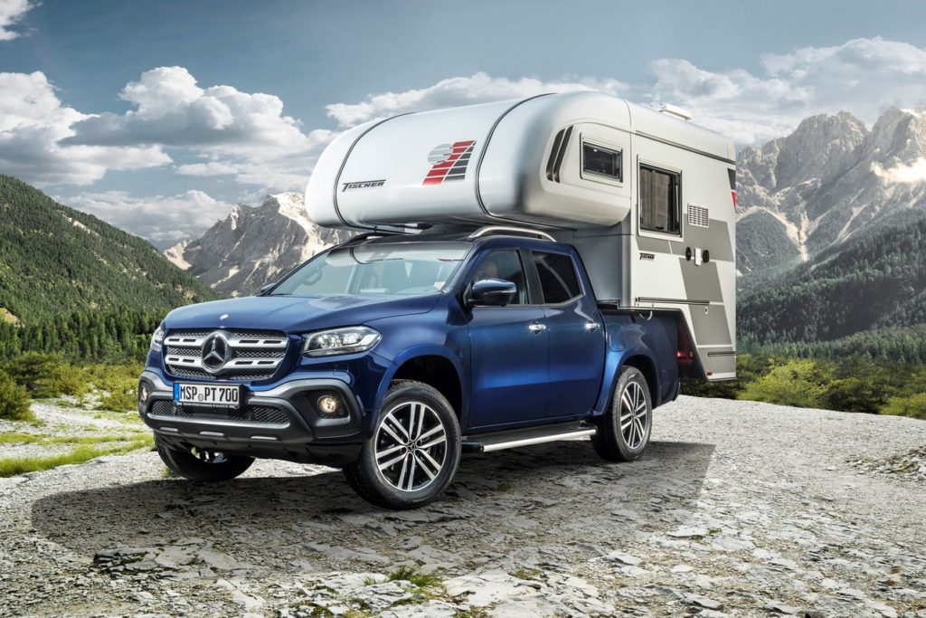 Mercedes Classe X, così il pick-up si trasforma in camper [FOTO]