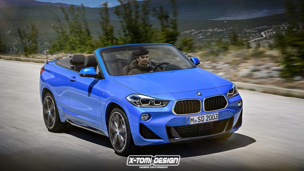 BMW X2 Convertible: sfiderà la Range Rover Evoque Cabrio? [RENDERING]