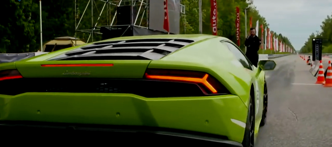 Lamborghini Huracan, sfida la Nissan GT-R [VIDEO]