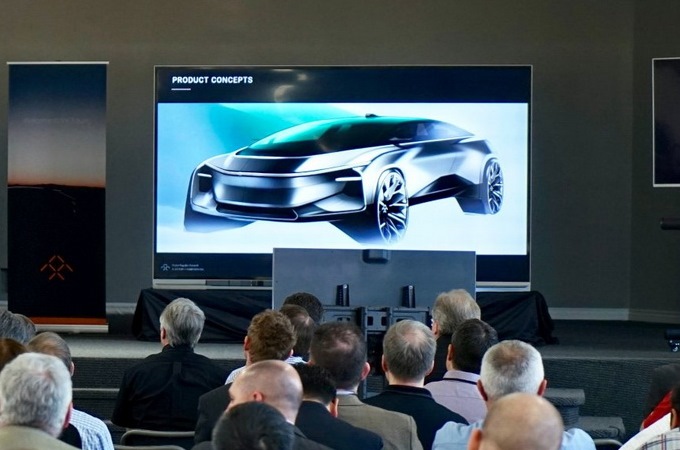 Faraday Future mostra l’anteprima di un nuovo SUV compatto
