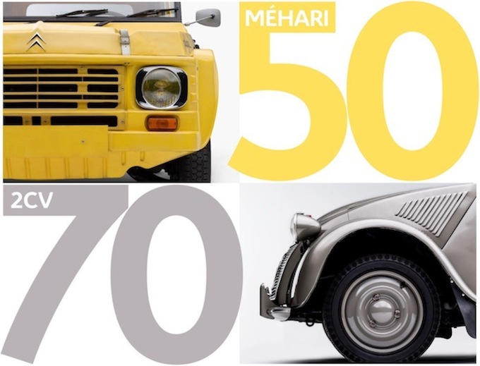 Citroen 2CV e Mehari: Doppio Compleanno