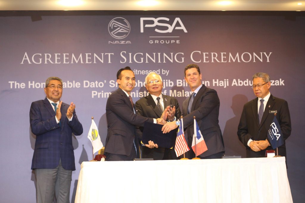Groupe PSA e Naza Corporation danno vita ad un nuovo centro di produzione nel Sud Est asiatico