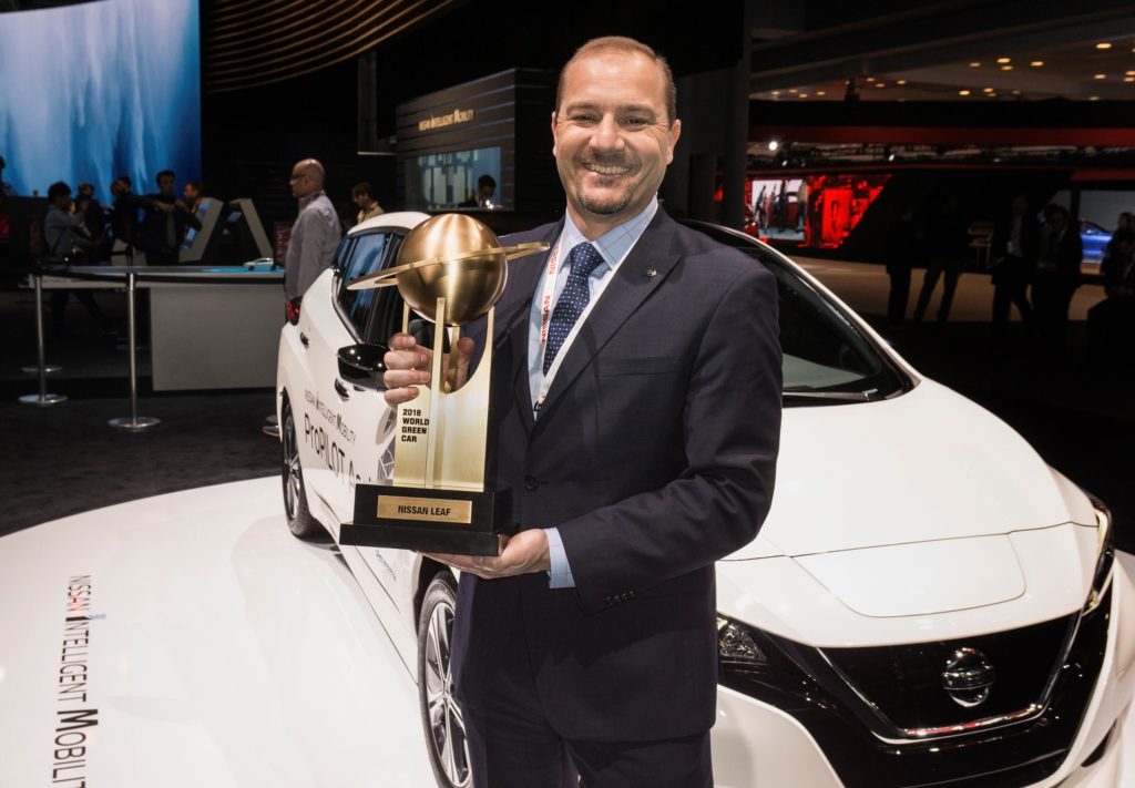 Nissan LEAF: il nuovo modello è stato eletto World Green Car 2018