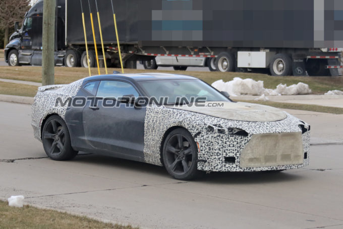 Chevrolet Camaro MY 2019 foto spia 15 marzo 2018