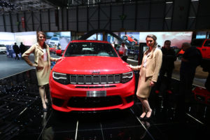 Jeep Grand Cherokee Trackhawk: l’esuberanza di 700 cv al Salone di Ginevra 2018 [FOTO LIVE]