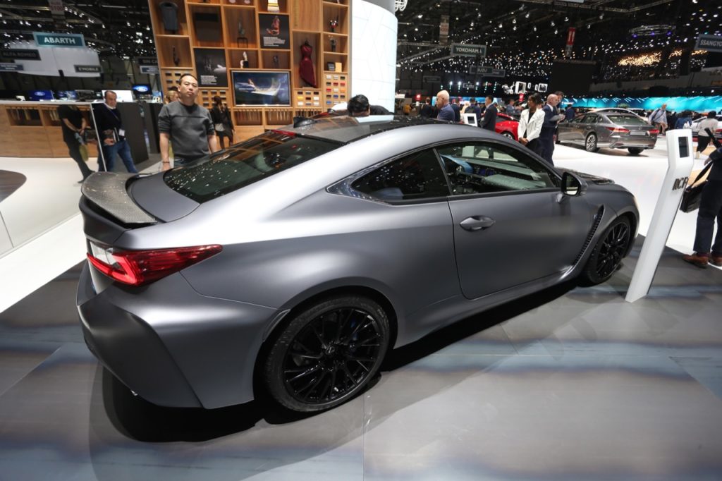 Lexus RC F Special Edition: il decimo anniversario della gamma F si festeggia al Salone di Ginevra 2018 [FOTO LIVE]