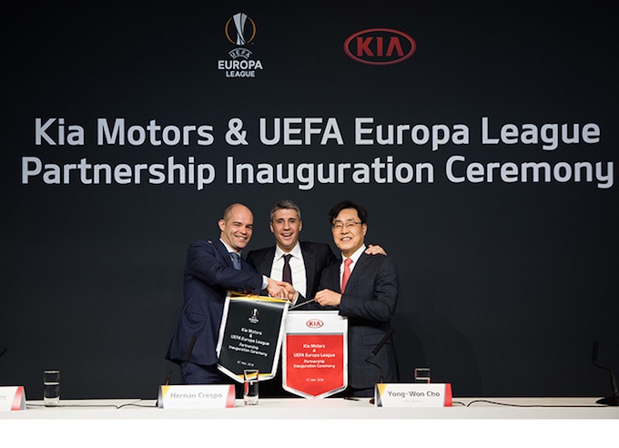 Kia partner ufficiale della Uefa Europa League