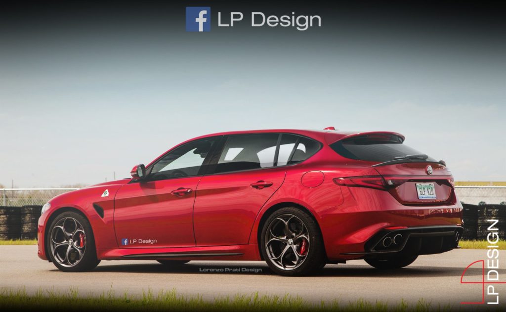 Alfa Romeo Giulia Quadrifoglio Sportwagon: sognando la sportiva familiare [RENDERING]