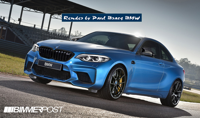 BMW M2 Competition: l’immaginata versione che potrebbe avere poco più di 400 cavalli [RENDERING]