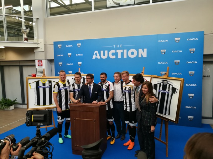 Dacia the Auction: il match Udinese – Lazio diventa anche un’asta con Ciro Ferrara