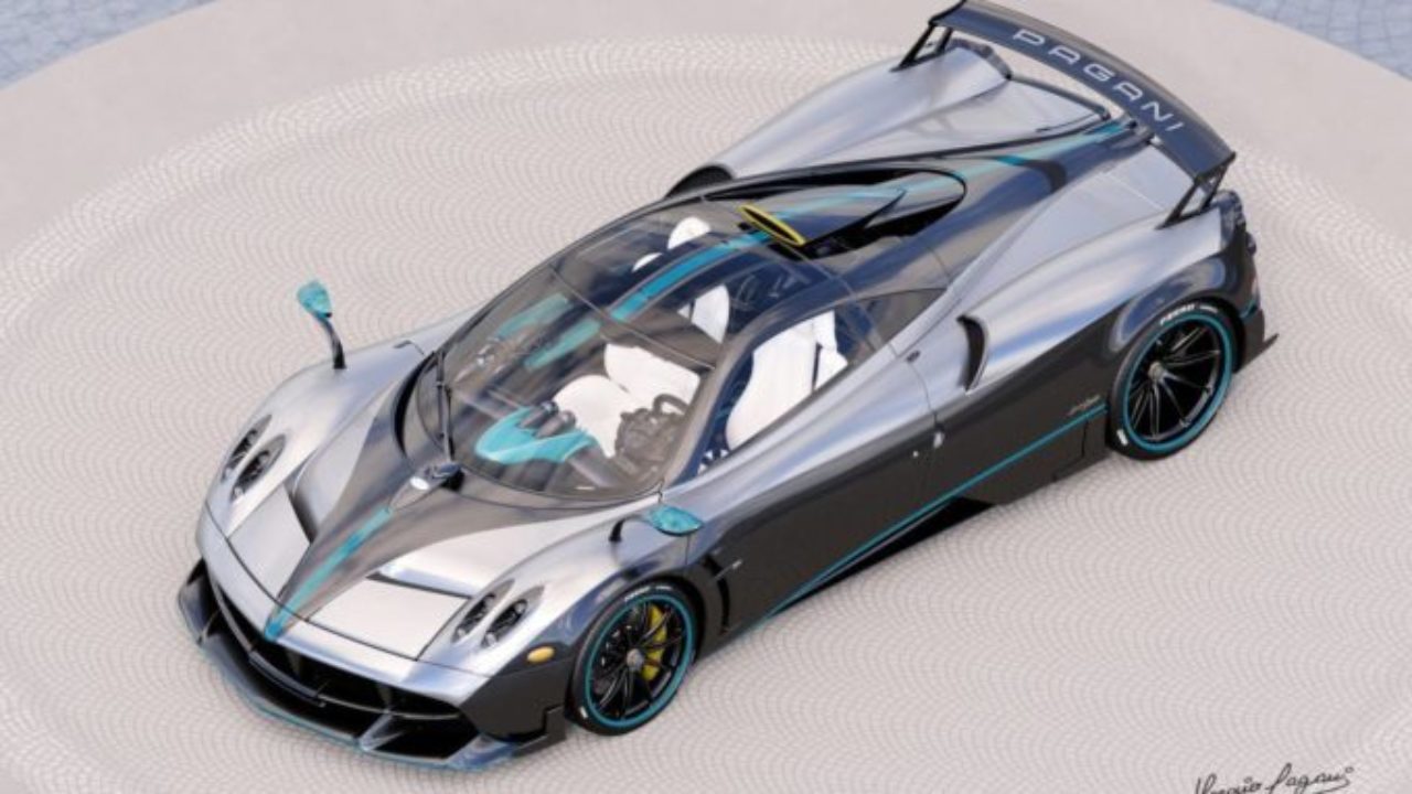 Pagani Huayra Coupé personalizzata con livrea argento in stile Mercedes di  F1 [FOTO]
