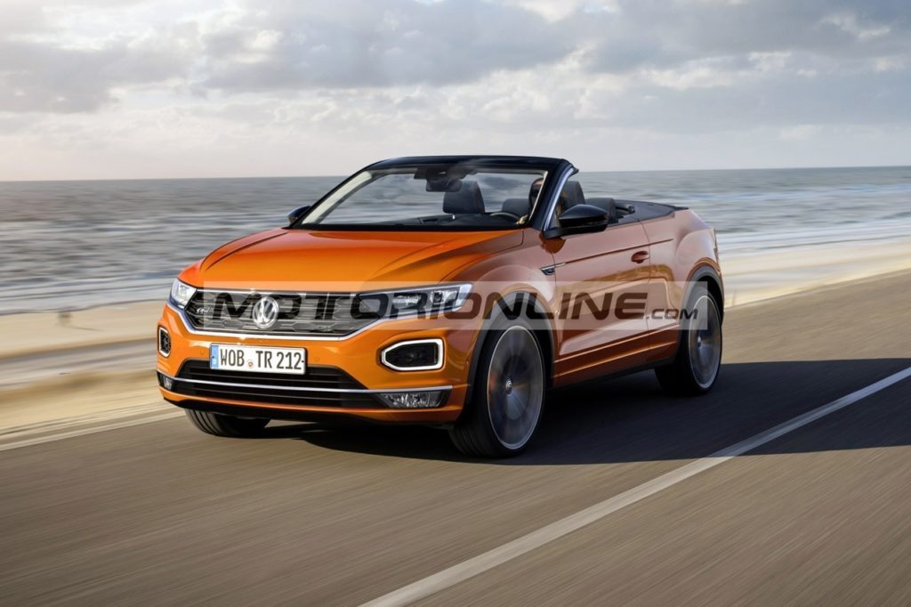 Volkswagen T-Roc cabrio: come potrebbe essere la versione open-air [RENDERING]