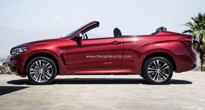 BMW sta realmente pensando ad un Suv cabrio? [RENDERING]