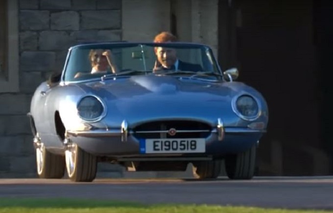 Royal Wedding: la Jaguar E-Type Zero ha portato Harry e Meghan al ricevimento [VIDEO]