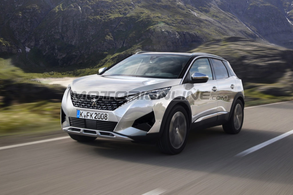 Peugeot 2008: un’ipotesi di come potrebbe essere la prossima generazione [RENDERING]