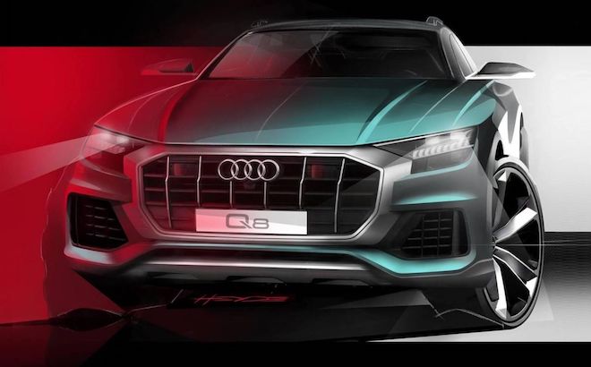 Audi Q8: un TEASER svela il frontale [VIDEO]