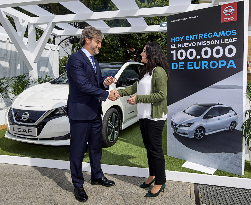 Nissan LEAF: ben 100.000 unità vendute in Europa