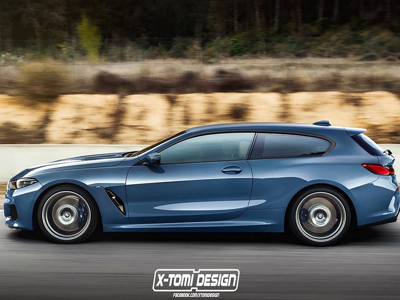 BMW Serie 8: l’ipotesi stilistica di una Shooting Brake [RENDERING]