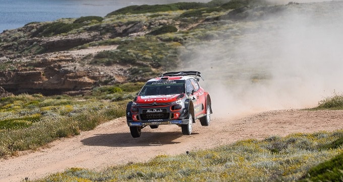Citroen, quinto e sesto posto per la C3 WRC al Rally di Sardegna