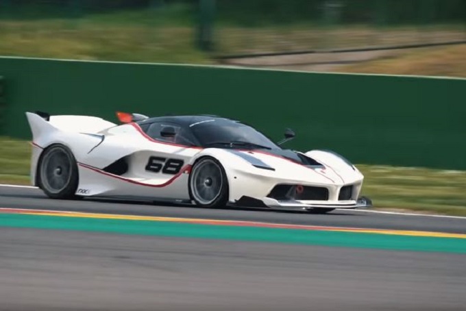 Ferrari FXX K: parata di stelle rombanti sulla pista di Spa-Francorchamps [VIDEO]