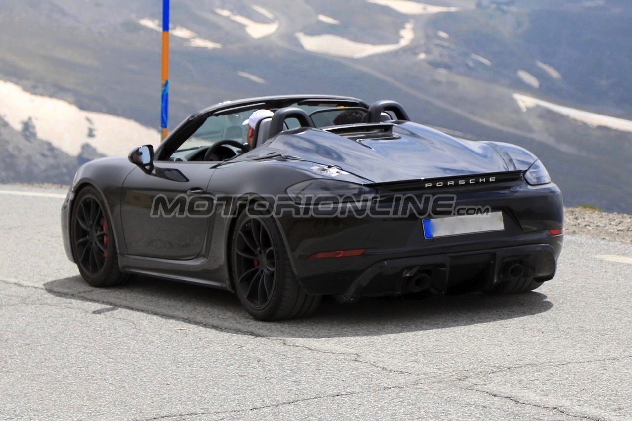 Porsche 718 Boxster Spyder - Foto spia 12-06-2018