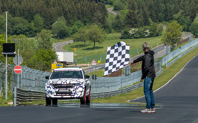 Skoda Kodiaq RS: record al Nurburgring per il SUV 7 posti [VIDEO]