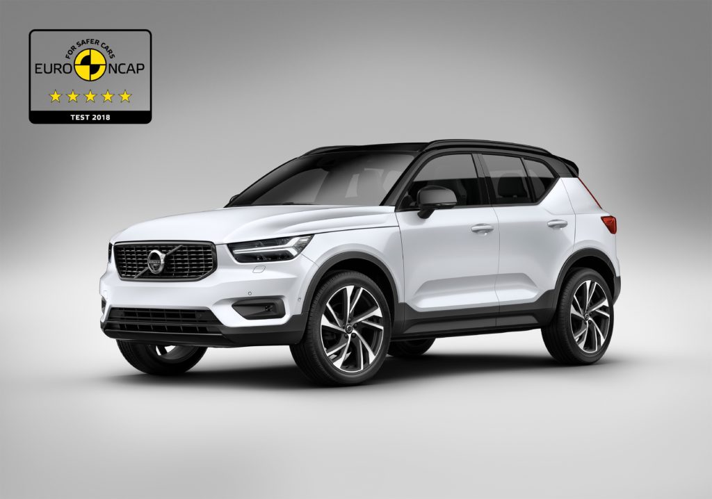 Volvo XC40: cinque stelle nei test Euro NCAP 2018