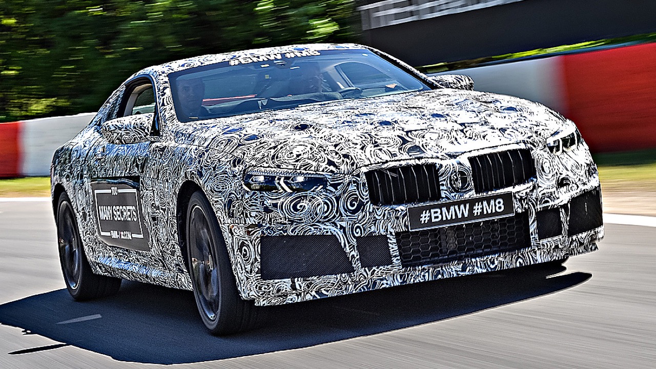 Nuova BMW M8: sorpresa nei test sul circuito del Nurburgring [VIDEO SPIA]