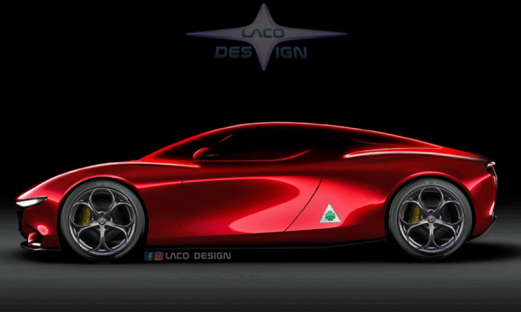 Alfa Romeo 8C: un’altra ipotesi partendo dalla bozza proposta lo scorso giugno [RENDERING]