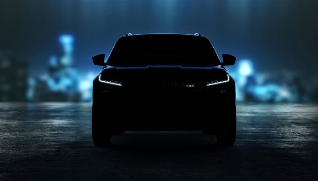 Skoda Kodiaq RS: il SUV più potente e veloce si comincia a scoprire [VIDEO TEASER]