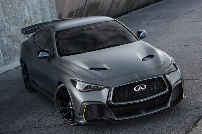 Infiniti Q60 Project Black S Concept a Parigi in versione aggiornata da 571 CV [FOTO]