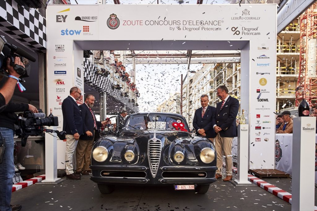 Alfa Romeo 6C 2500 SS Coupé del 1948 firmata Touring Superleggera: “Best of show” al Concours d’Elégance dello Zoute Grand Prix 2018