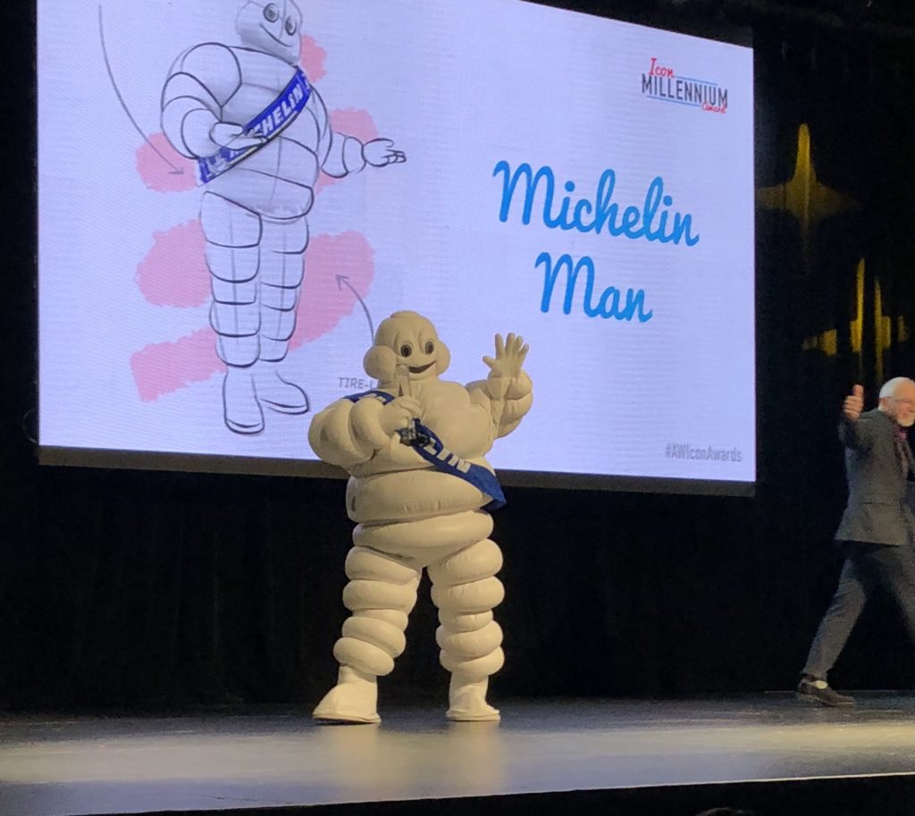 Bibendum, l’Omino Michelin, è stato eletto “Icona del Millennio”