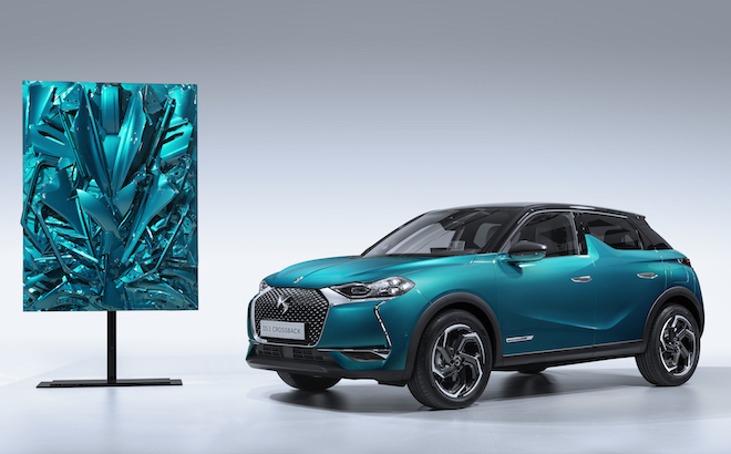 DS 3 Crossback: due opere dedicate all’auto di Fernando Costa