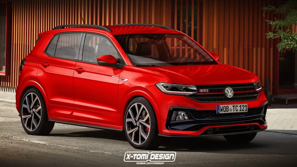 Volkswagen T-Cross GTI: ecco come potrebbe apparire [RENDERING]