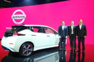 La Nissan LEAF elettrifica il Salone di San Paolo 2018