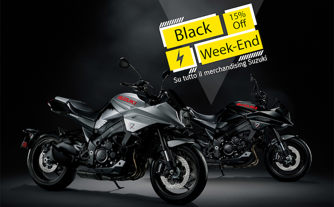 Suzuki: il Black Friday con il 15% di sconto sulla Collection