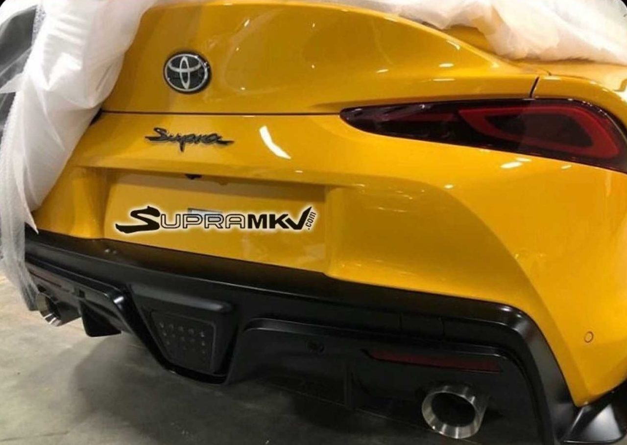 Toyota Supra: prima immagine del posteriore [FOTO LEAKED]