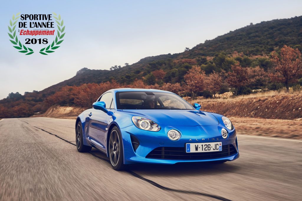 Alpine A110: è lei la sportiva dell’anno 2018