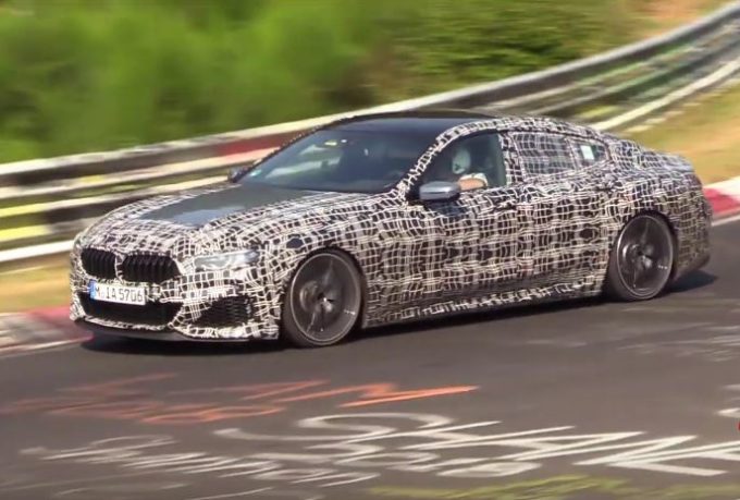 BMW M850i Gran Coupé filmata al Nurburgring [VIDEO SPIA]