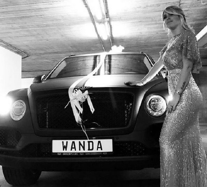Bentley Bentayga, ecco il super regalo di compleanno di Icardi alla moglie Wanda Nara