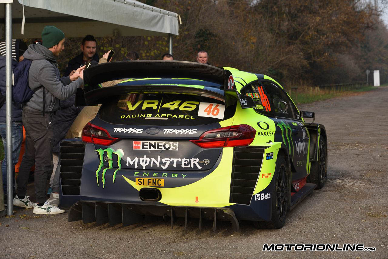 Monza Rally Show 2018, Sabato: Valentino Rossi continua a dominare