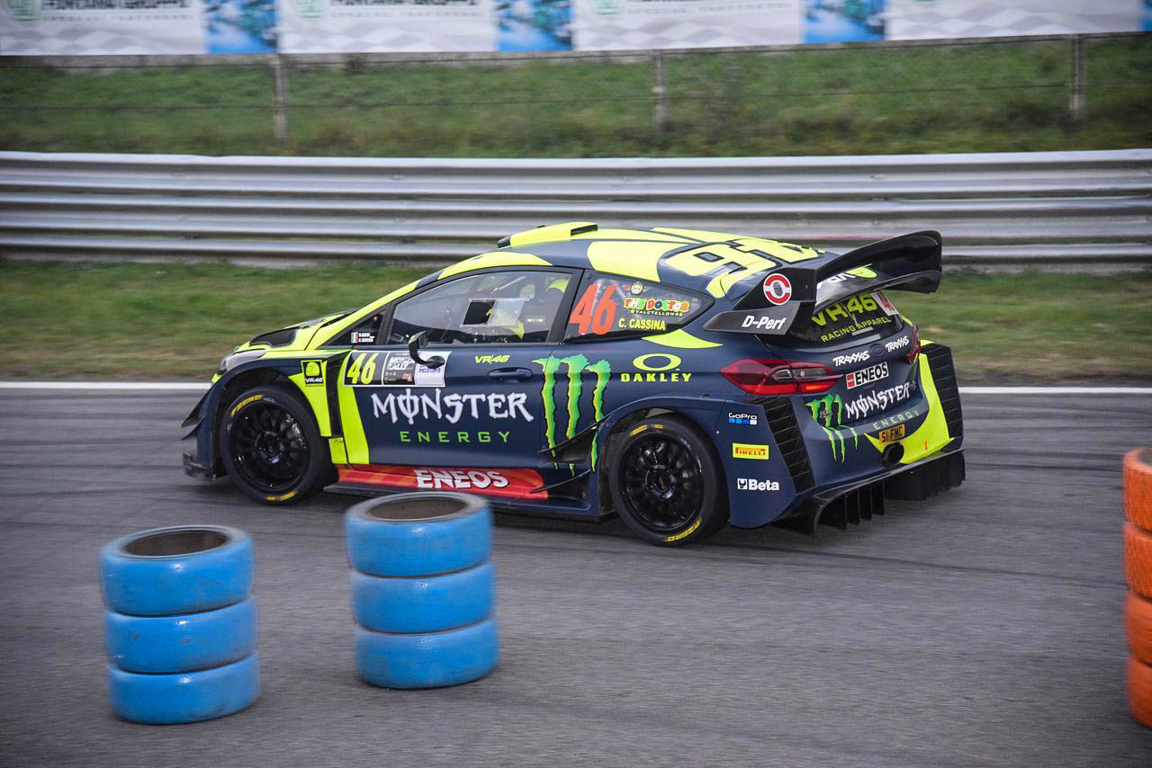 Valentino Rossi ha vinto il Monza Rally Show 2018
