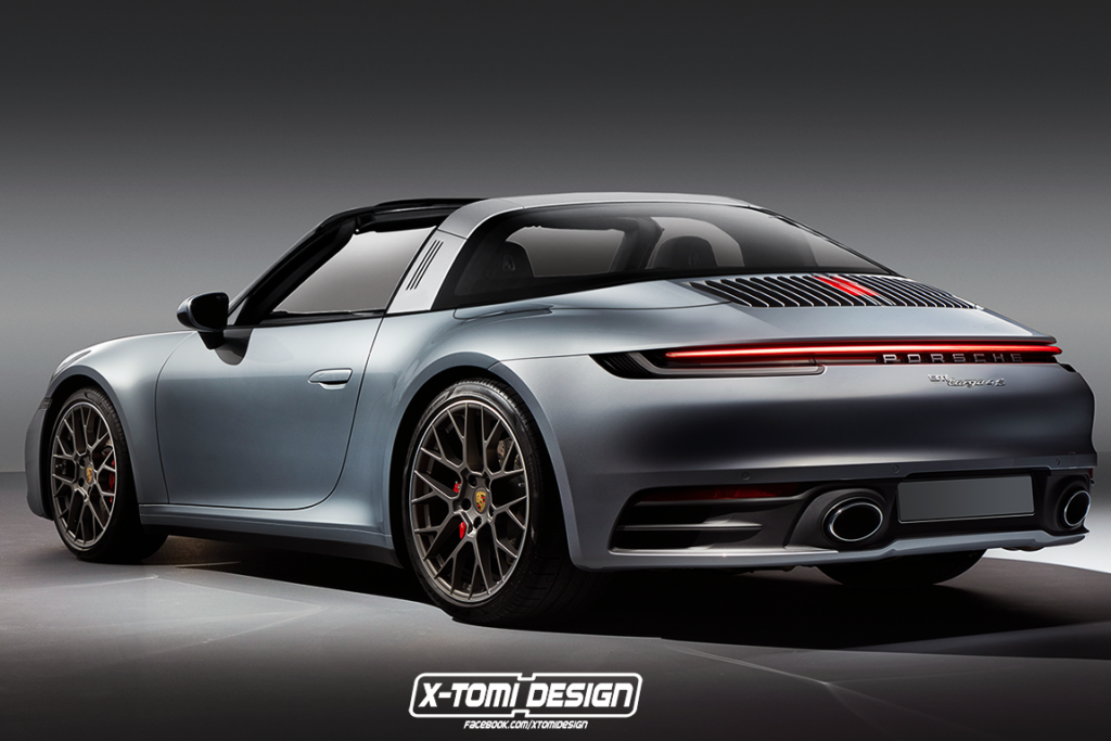 Nuova Porsche 911 Targa: se si farà potrebbe essere così [RENDERING]