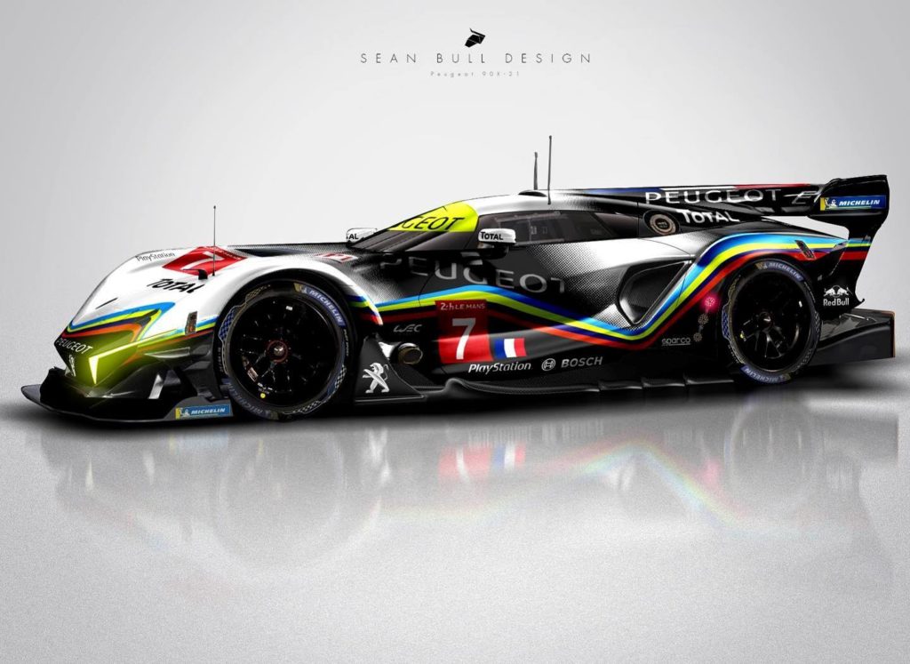 Peugeot Hypercar Le Mans 2021: il RENDERING che porta il Leone al WEC