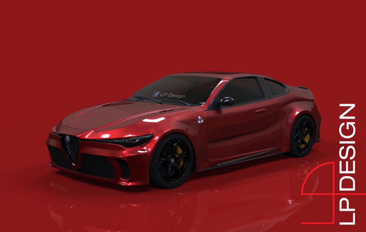 Alfa Romeo GTV Concept: una nuova ipotesi, immaginando una futura sportiva [RENDERING]