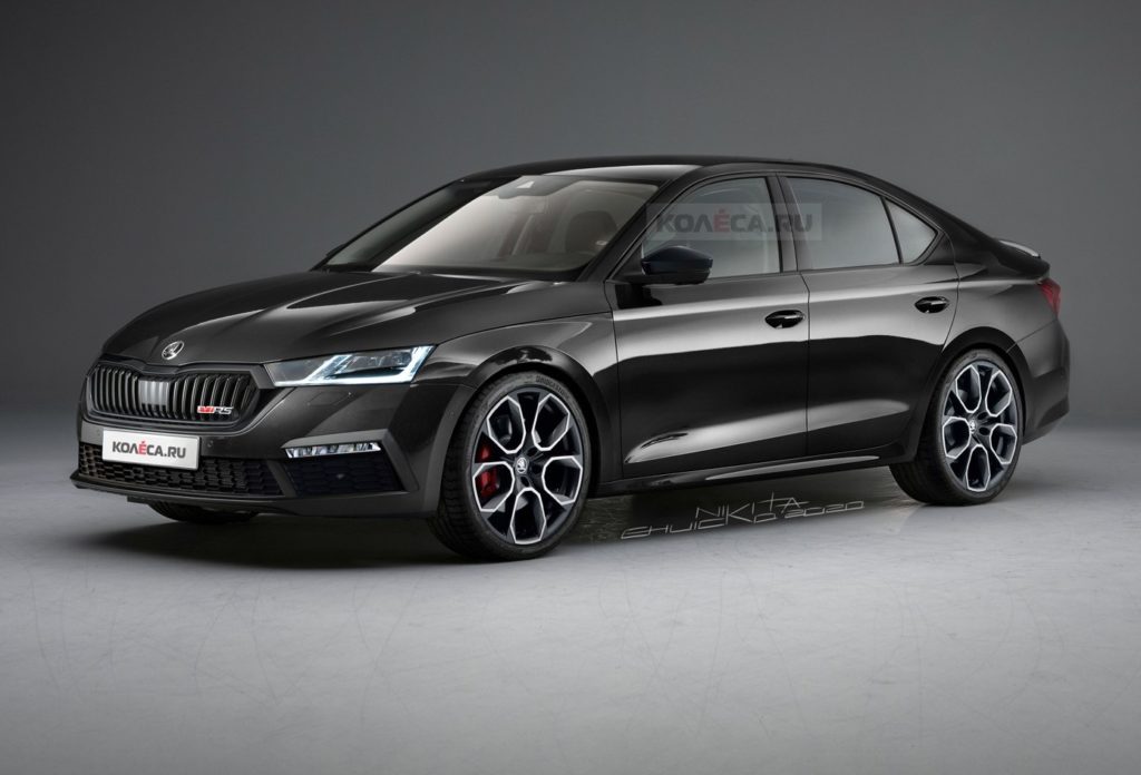 Nuova Skoda Octavia RS: idea stilistica per la futura alternativa all’Audi S4 [RENDERING]