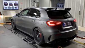 Nuova Mercedes-AMG A45 S, il tuning di Renntech spinge la potenza a 592 CV